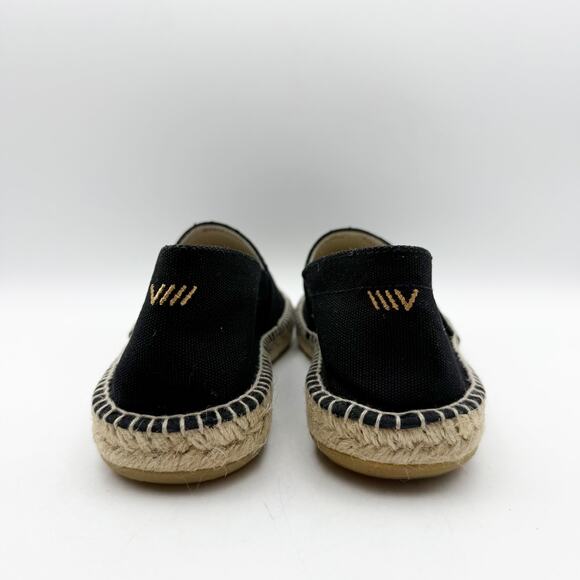 VISCATA Mens Sitges Espadrille Flats EU 42 US 9 Black Slip On NIB - Picture 9 of 12